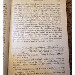 1913 The Lake English Classics Types of the Short Story by Heydrick