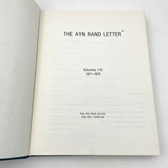 The Ayn Rand Letter Volumes I-IV 1971-1976 1st Print 1979 (+ Extras)