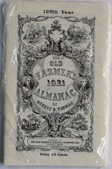 The Old Farmer’s Almanac 1821/1921 by Thomas Robert B. Never Used