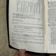 Holy Bible John Hagee Prophecy Study Bible NKJV Black Leather 1997