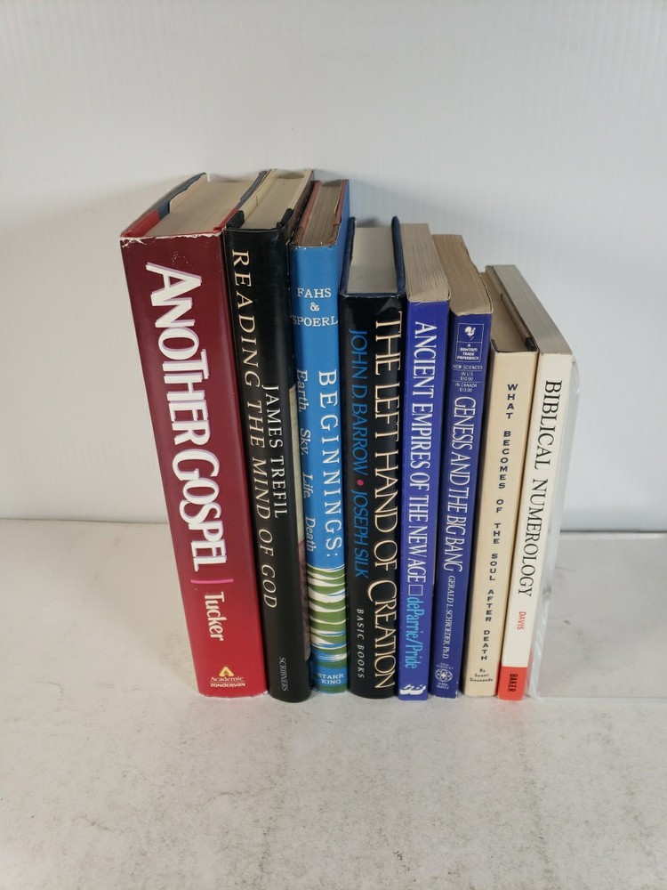 Christian Reading, Genesis, Creation Gospel (8 Book Lot) the Soul, Numerology