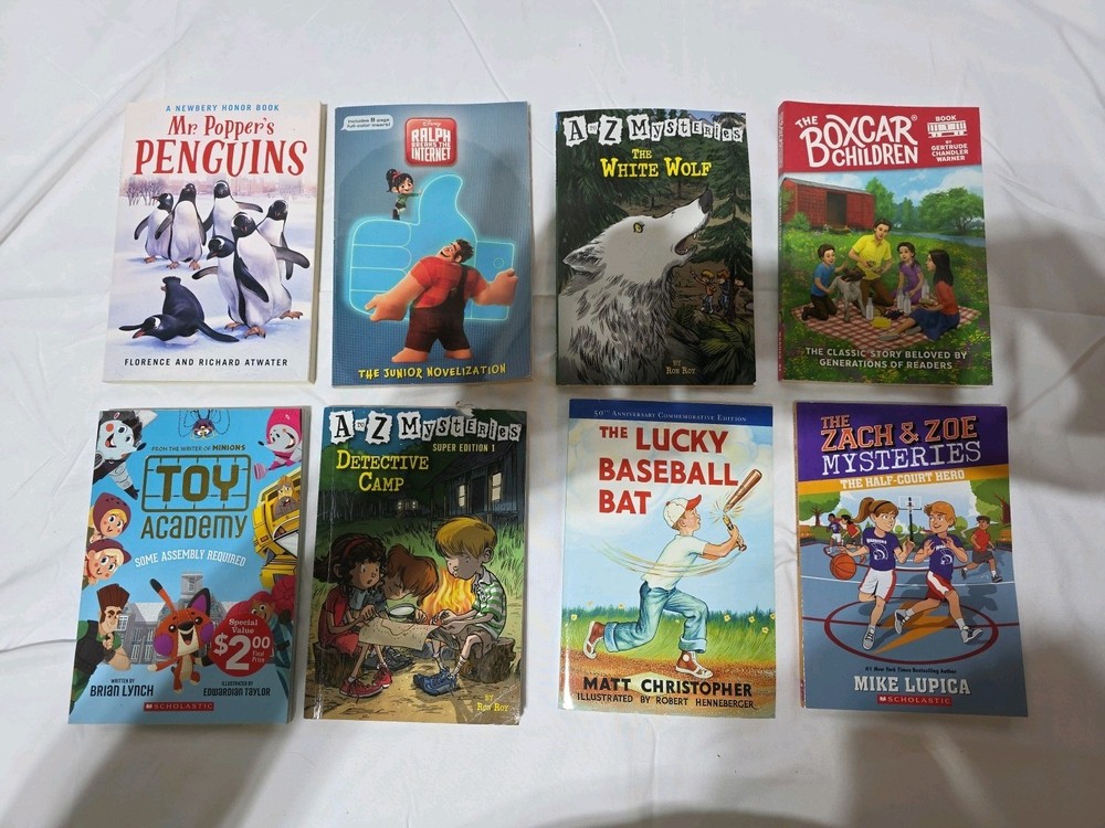 A group of children’s books For 8 To 12 years old.