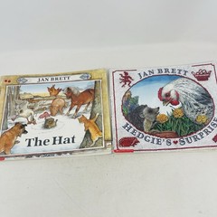 Lot of 9 Jan Brett Scholastic Paperbacks Hat Mitten Hedgie Trouble with Trolls