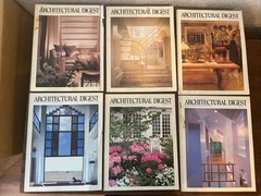 VTG Architectural Digest Lot Of 14 Magazines 1982 1983 1984 Various Mixed
