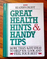 GREAT HEALTH HINTS & HANDY TIPS by READE’S DIGEST 1994 Hardcover