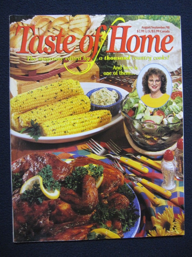 Taste of Home August / September 1998 [Single Issue Magazine] Kathy Pohl