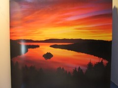 photography book VISIONS OF LAKE TAHOE signed by JON PAUL essay Ben Bova 2004