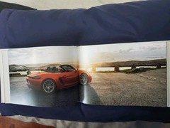 Porsche 718 Cayman/Boxster ENGLISH catalog published April 2018 MINT CONDITION