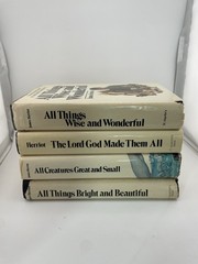 James Herriot Lot Of 4 HC/DJ All Creatures / Things / God Made Them All