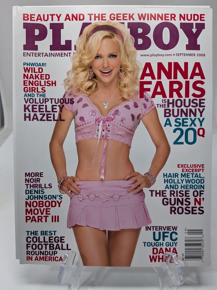 Playboy Magazine September 2008 🔥 CG Anna Faris 🔥 PM Valerie Denise Mason 🔥