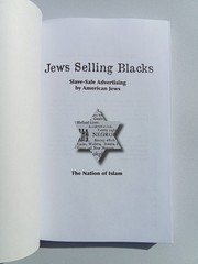 Jews Selling Blacks: Slave Sale Advertising by American Jews PB