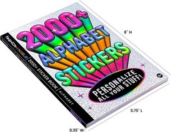 2000 Cute Sticker Book 40 Sheets Fun Stickers for Kids Teens Crafts Gifts Reward