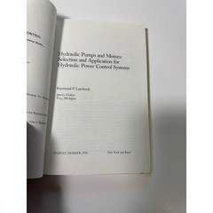 Hydraulic Pumps and Motors Raymond P Lambeck 1983