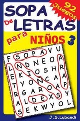 Sopa de Letras para Niños 3 (Spanish Edition), Lubandi, J S,Jaja Media, New Book