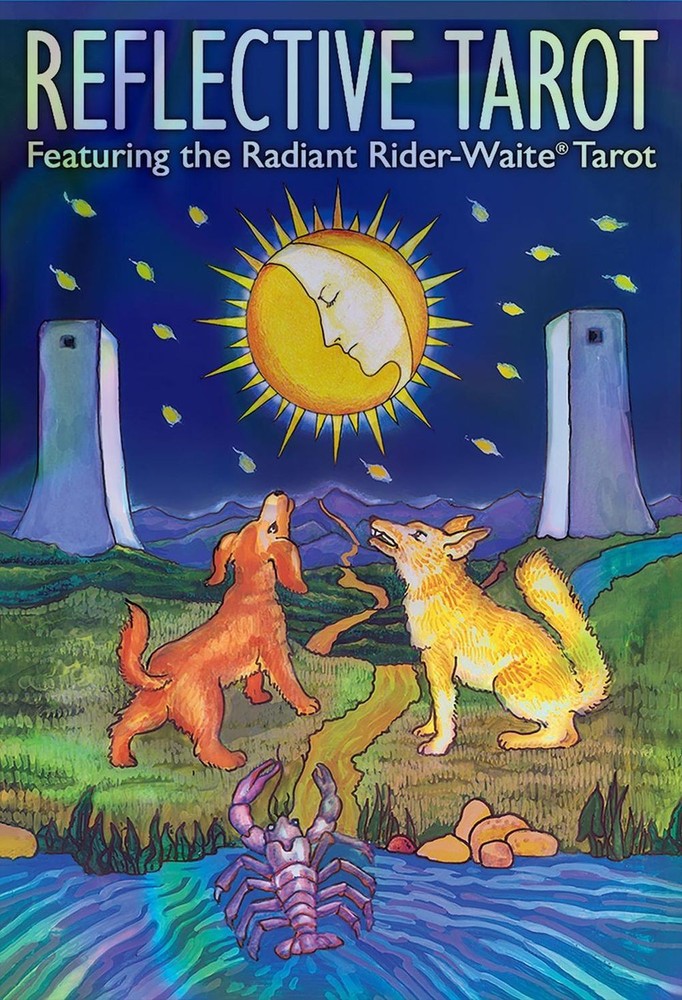 Reflective Tarot Featuring Radiant Rider-Waite (3.43×1.7×4.83 Inch) by Games Sys