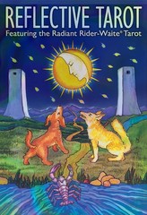 Reflective Tarot Featuring Radiant Rider-Waite (3.43×1.7×4.83 Inch) by Games Sys