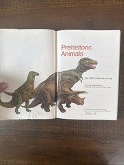 1976 Prehistoric Animals Childcraft Annual Book Hardcover Child Educational