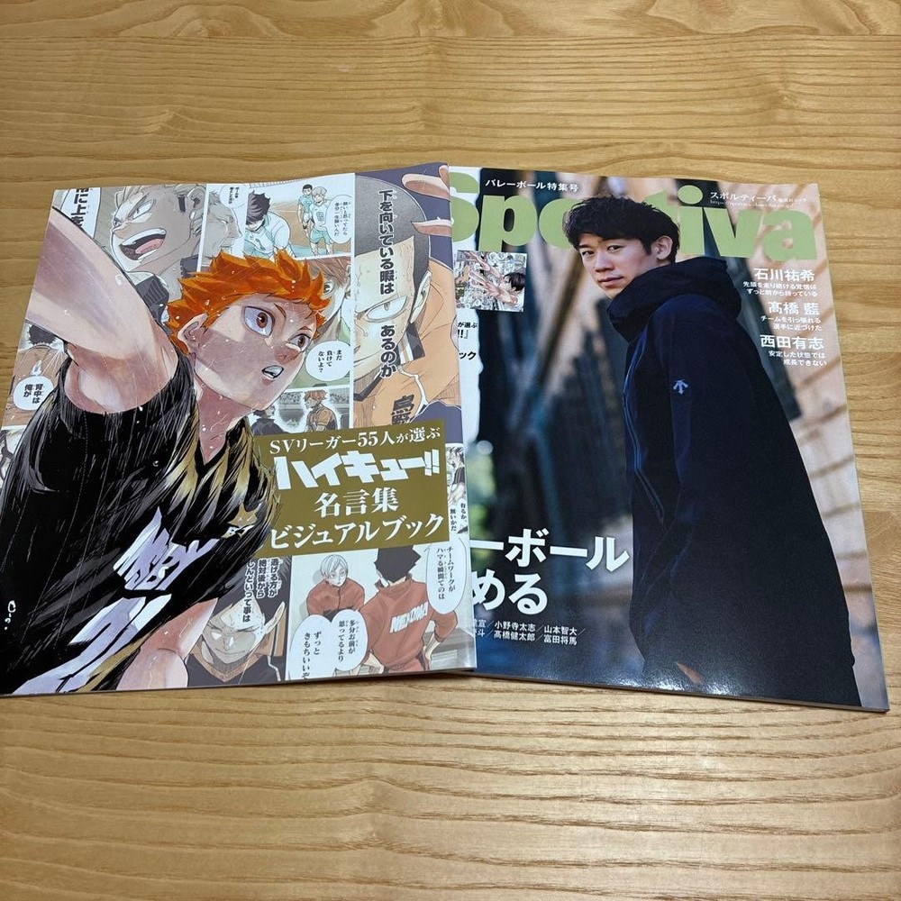 Sportiva Haikyu Quote Collection Visual Book Volleyball Artwork
