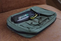 Bible Cover Large 6-1/4″ X 8″ Zippered Nylon Green – Fits Most Bibles