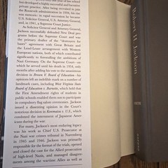 Robert H. Jackson : A Life in Judgment G. Edward White HCDJ