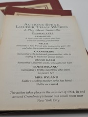 Vtg American Girls Pastimes Samantha’s Theater Kit Director’s Guide & 4 Scripts