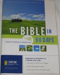 The Bible in 90 Days: Cover to Cover in 12 Pages a Day (New International Versio