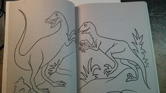 DINOSAURS COLORING AND ACTIVITY BOOK IN NEW CONDITION