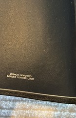 Holman Verse Reference Jewel 1972 Bible UK Print Blue Morocco Leather Red Letter