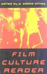 Film Culture Reader – Paperback, by Sitney Adams P. – Acceptable n