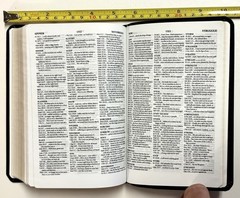 The NET Bible Black Compact Edition 2005 Premium Bonded Leather New English Tran