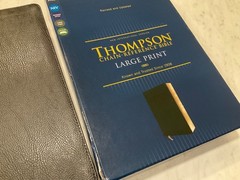 NIV Thompson Chain Reference Bible 2022 Large Print Black Bonded Leather