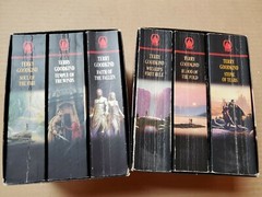 Sword of Truth Series by Terry Goodkind #1-6 Paperback in 2 Box Sets Good Condi