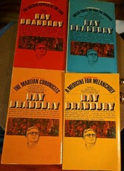 Lot of 4 A Masterwork of Fantasy Ray Bradbury Bantam Paperbacks Vintage Sci Fi