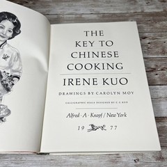 Vintage Cookbook – Key to Chinese Cooking by Irene Kuo Hardcover w/Dust Jacket