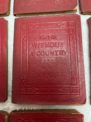 22 LITTLE LEATHER LIBRARY BOOKS 1920s Red Miniature LOT No Duplicates Literature