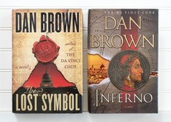 Dan Brown ROBERT LANGDON Complete Series Lot of 6 (#1-6) Set HC HARDCOVER Books