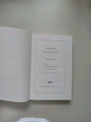 Between Father and Son : Family Letters by V. S. Naipaul (2000, Hardcover)