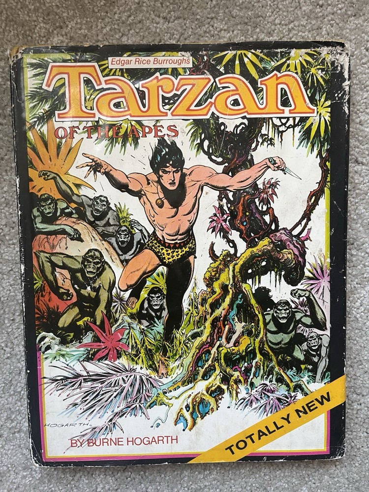 Tarzan Of The Apes Burne Hogarth 1972 Watson-Guptill 1st Ed Dust Jacket Hardback