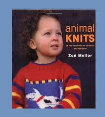 CRAFT – Animal Knits by Zoe Mellor 2001 paperback KNITTING book (22cm)