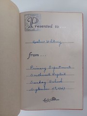 Holy Bible KJV Self Pronouncing Edition National Bible Press 1940s HB