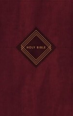 NIV The Grace and Truth Study Bible, Personal Size, Leathersoft, Burgundy, Red L