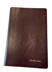 Bible NIV 1984 Thinline Burgundy Bonded Leather Sewn Binding Good Condition