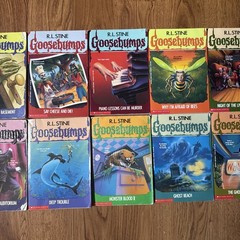 Lot of 12 Goosebumps R.L. Stine Apple Fiction Scholastic PB 1ST Printing