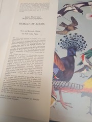 World of Birds James Fisher Roger Tory Peterson Vintage Bird book Hardcover