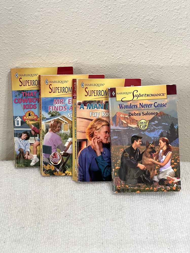 Harlequin Super Romance Series Lot 4 Paperback Books