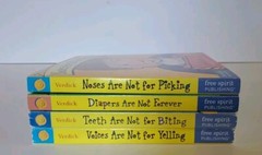 Best Behavior Series 4 Book Lot Diapers Noses Voices/Yelling Teeth/Biting