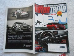 MOTOR TREND Magazine- OCT,2013-2014-2015 NEW CARS