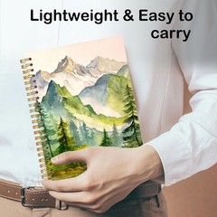 Alpine Mountains Notebook 8.3×5.5 Inches – Mountain Landscape Journal, Scenic…