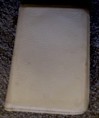 Holy Bible King James Translation Leather Cover Good Zipper Mid 50’s Small World