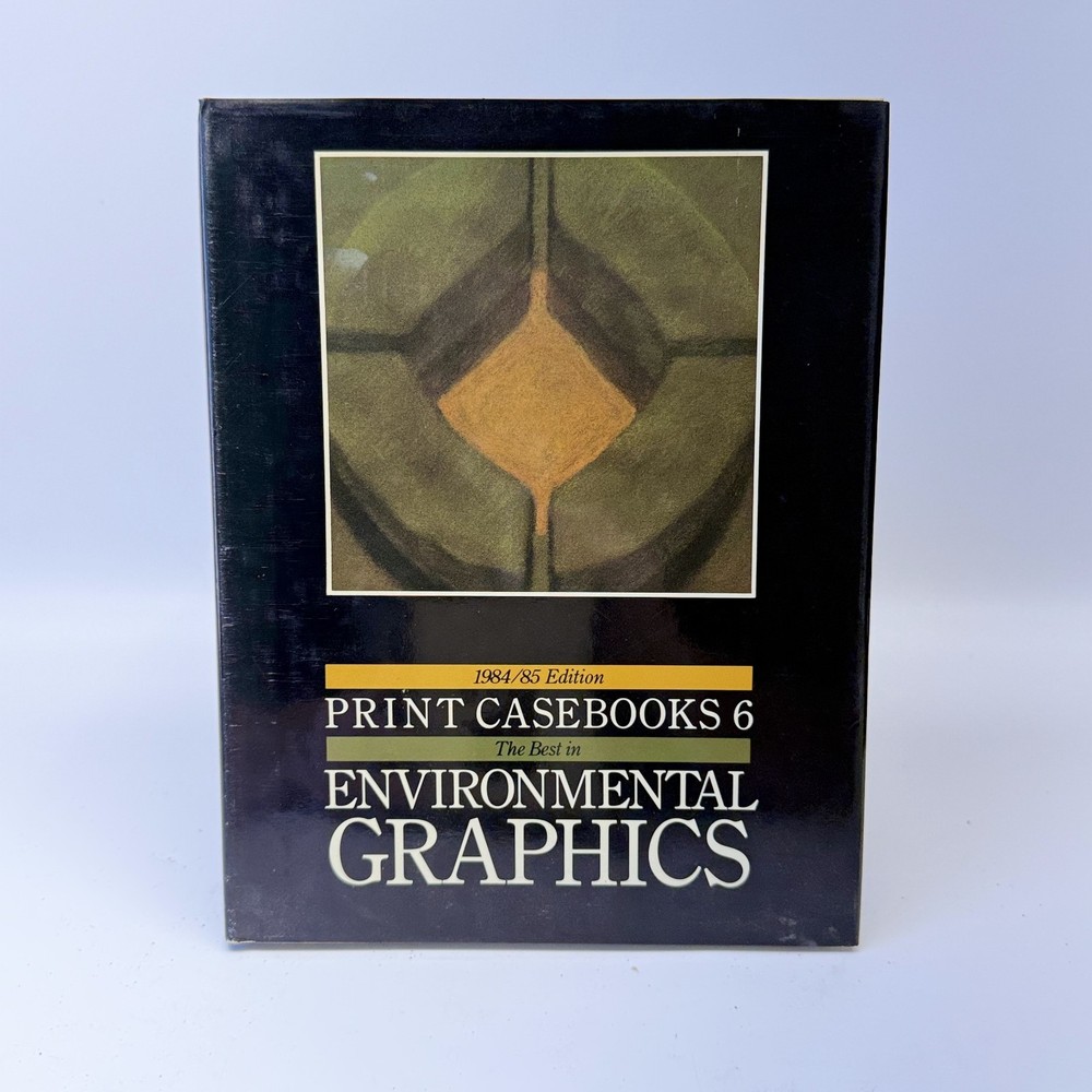 Print Casebooks 6 1984/85 Environmental Graphics Susan Braybrooke Hardcover DJ